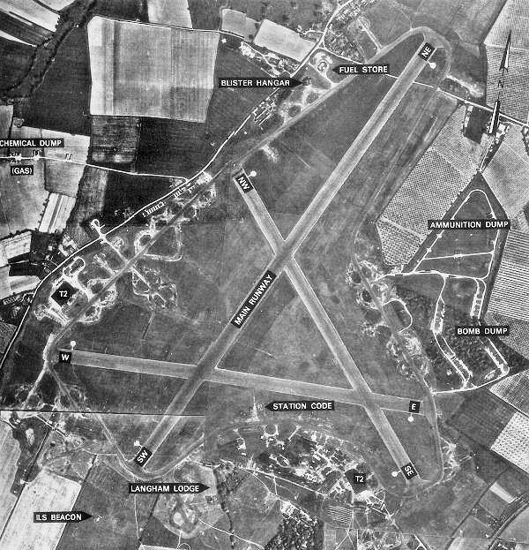 Boxted Airfield, RAF aerial photograph, May 1946