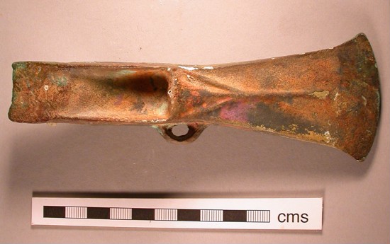 Palstave from Mersea recorded by the Portable Antiquities Scheme